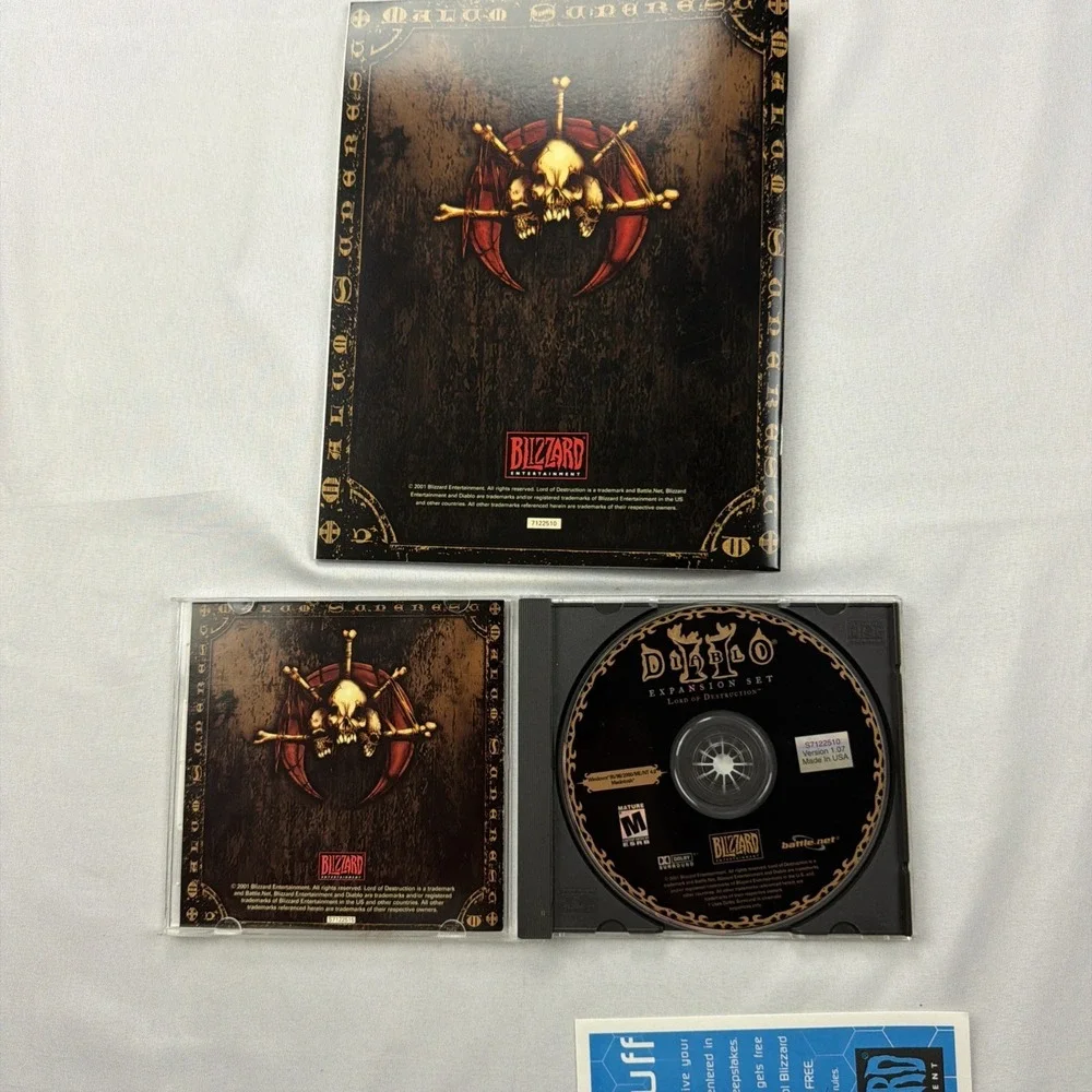 Diablo II 2 Lord of Destruction Expansion Set Big Box Complete + Strategy Guide